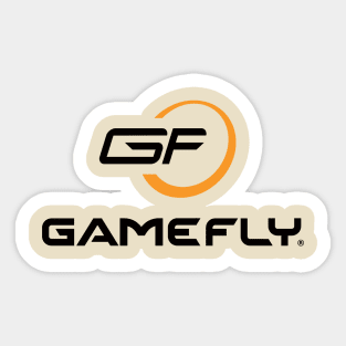 GF Retro Logo Stacked Color Sticker